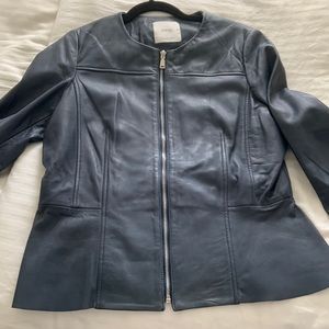 MANGO Leather Jacket